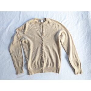 Jaeger Vintage 100% Scottish Cashmere Cardigan Sweater Size 34 EU Quiet Luxury